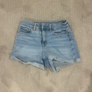 American Eagle High Rise Denim Shorts Size 2